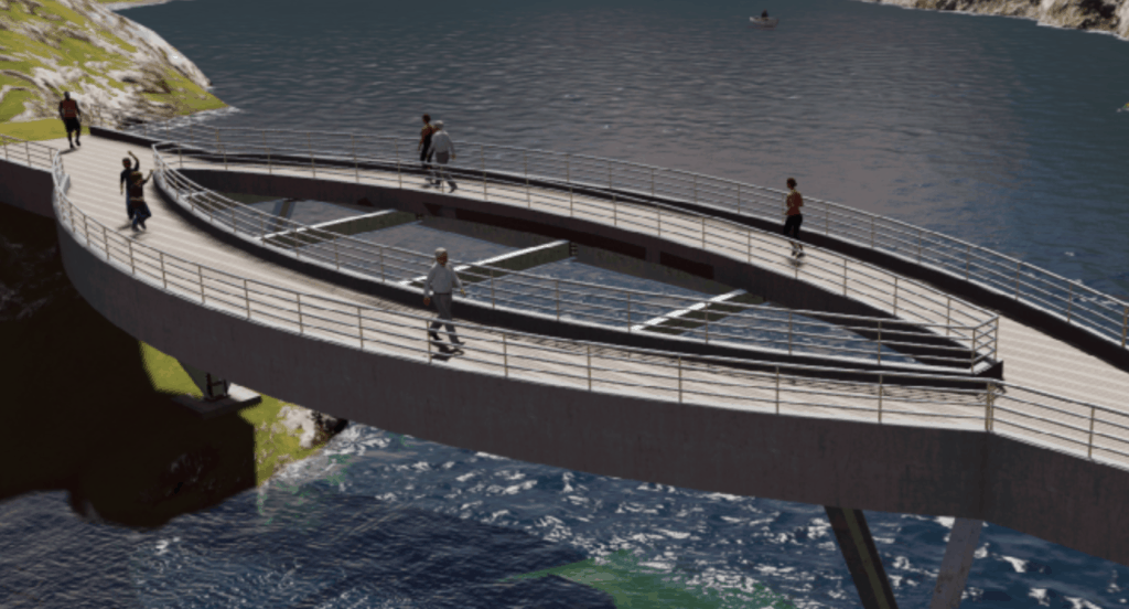 14 - Turin Footbridge Design 2020 - Eye of the Sea