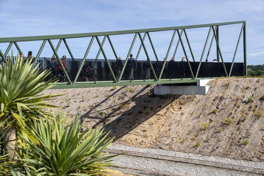 Toki Poutangata Bridge render